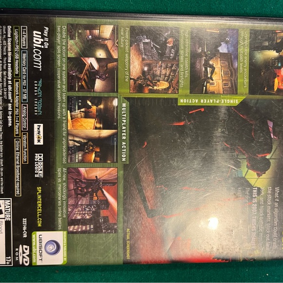 Tom Clancy's Splinter Cell Chaos Theory - PS2 With Manual￼ Complete CIB - Picture 2 of 4